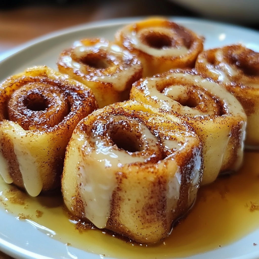 Cinnamon Roll French Toast Roll-up