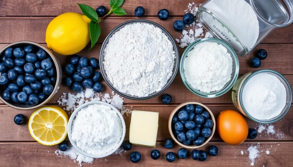 Blueberry Lemon Cookie Bars Ingredients