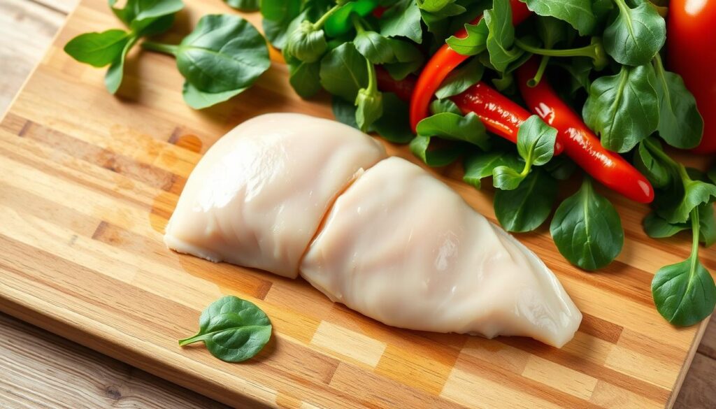 Butterfly chicken breast