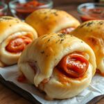 Cheesy Pepperoni Rolls