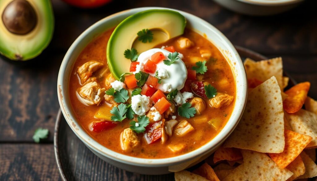 Chicken Taco Soup Toppings