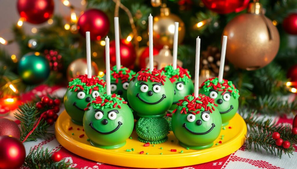 Grinch Oreo Balls Holiday Dessert