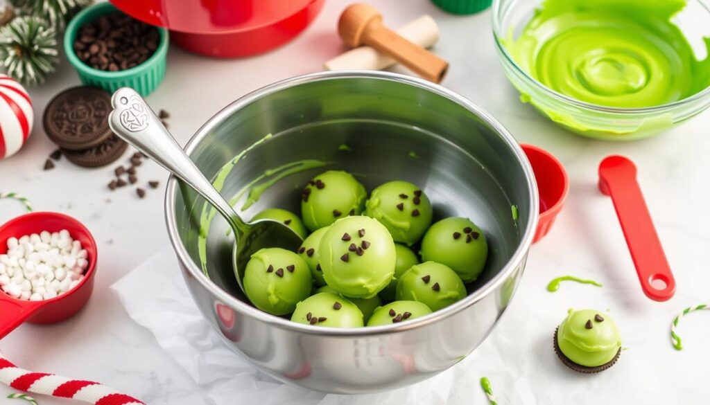 Grinch Oreo Balls Kitchen Tools