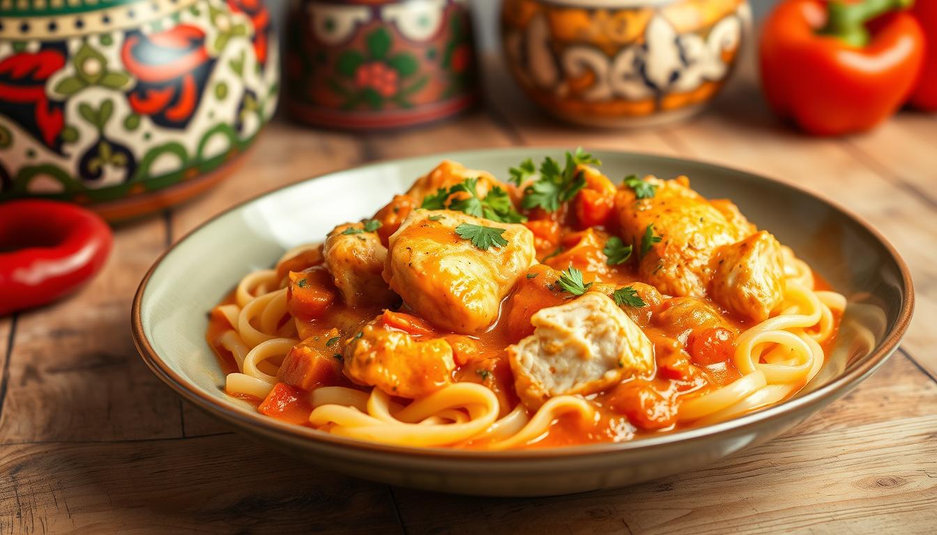 Hungarian Chicken Paprikash