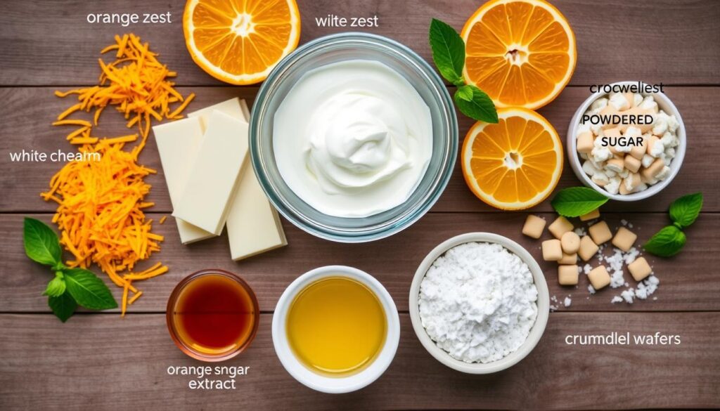 Orange Creamsicle Truffles Ingredients