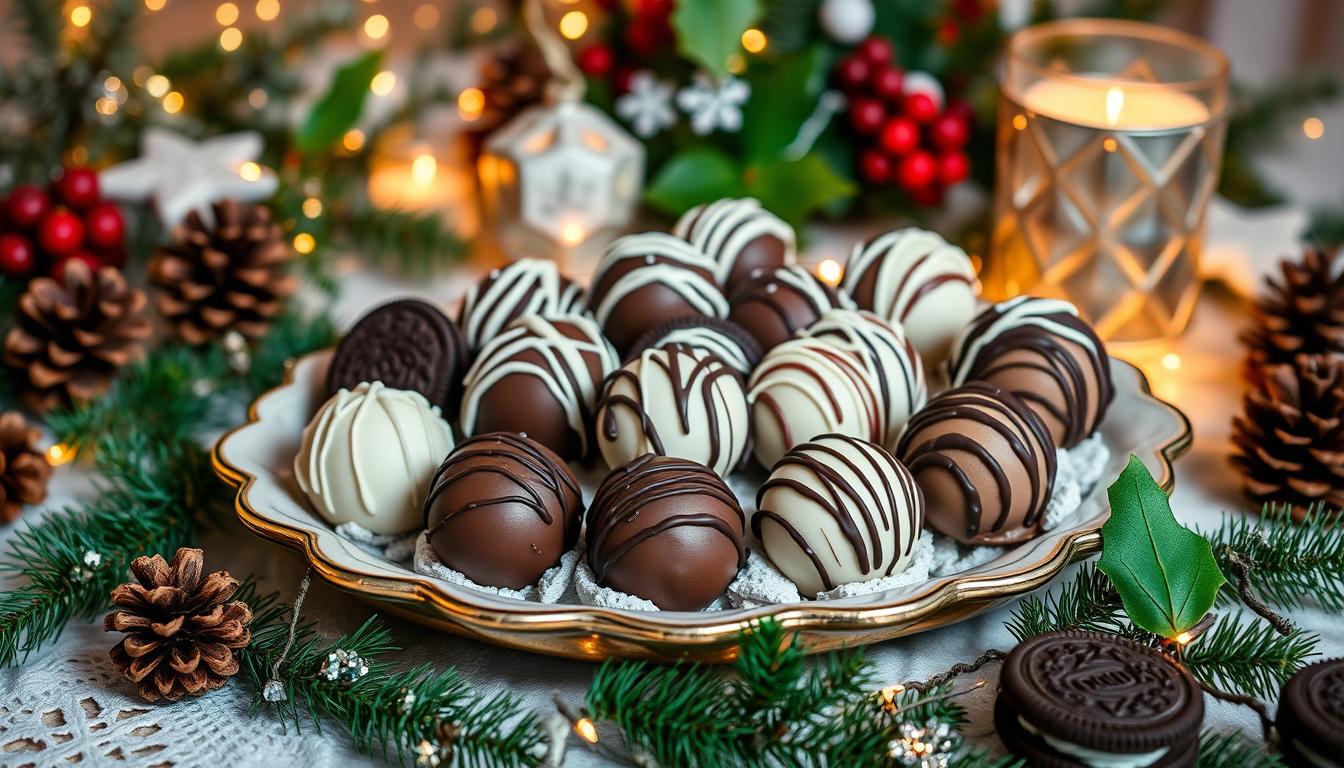 Oreo Balls for Christmas