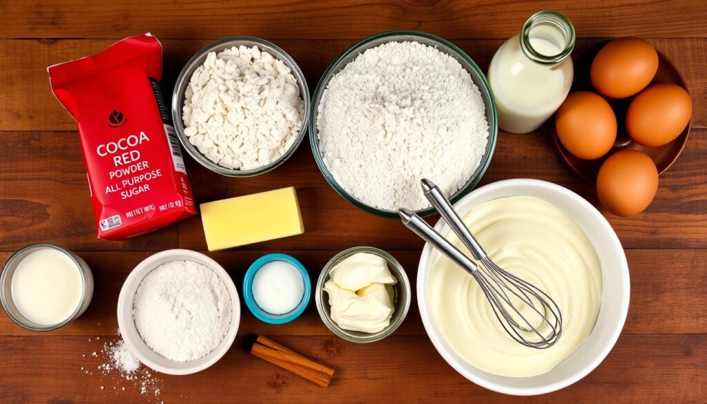 Red Velvet Cinnamon Rolls Ingredients