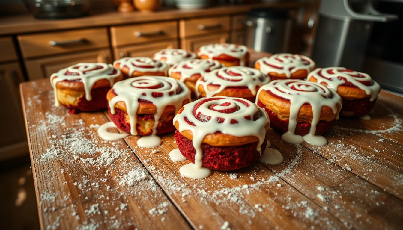 Red Velvet Cinnamon Rolls