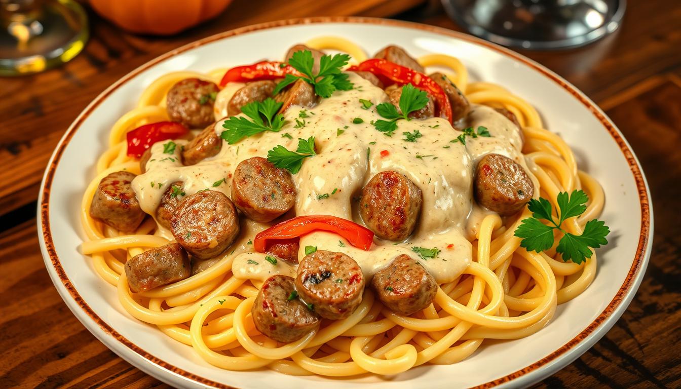 Sausage Cajun Alfredo