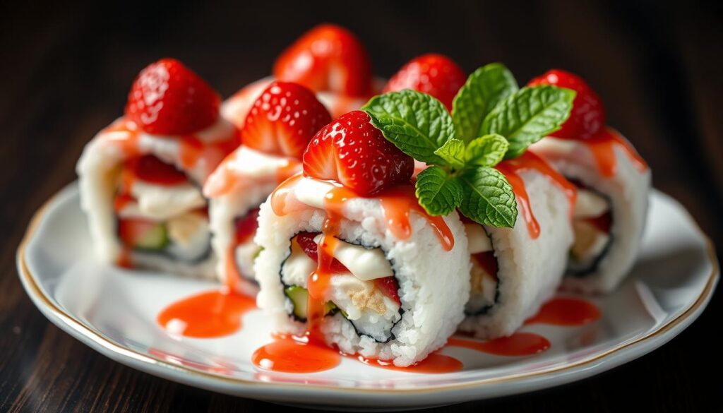 Strawberry Shortcake Sushi