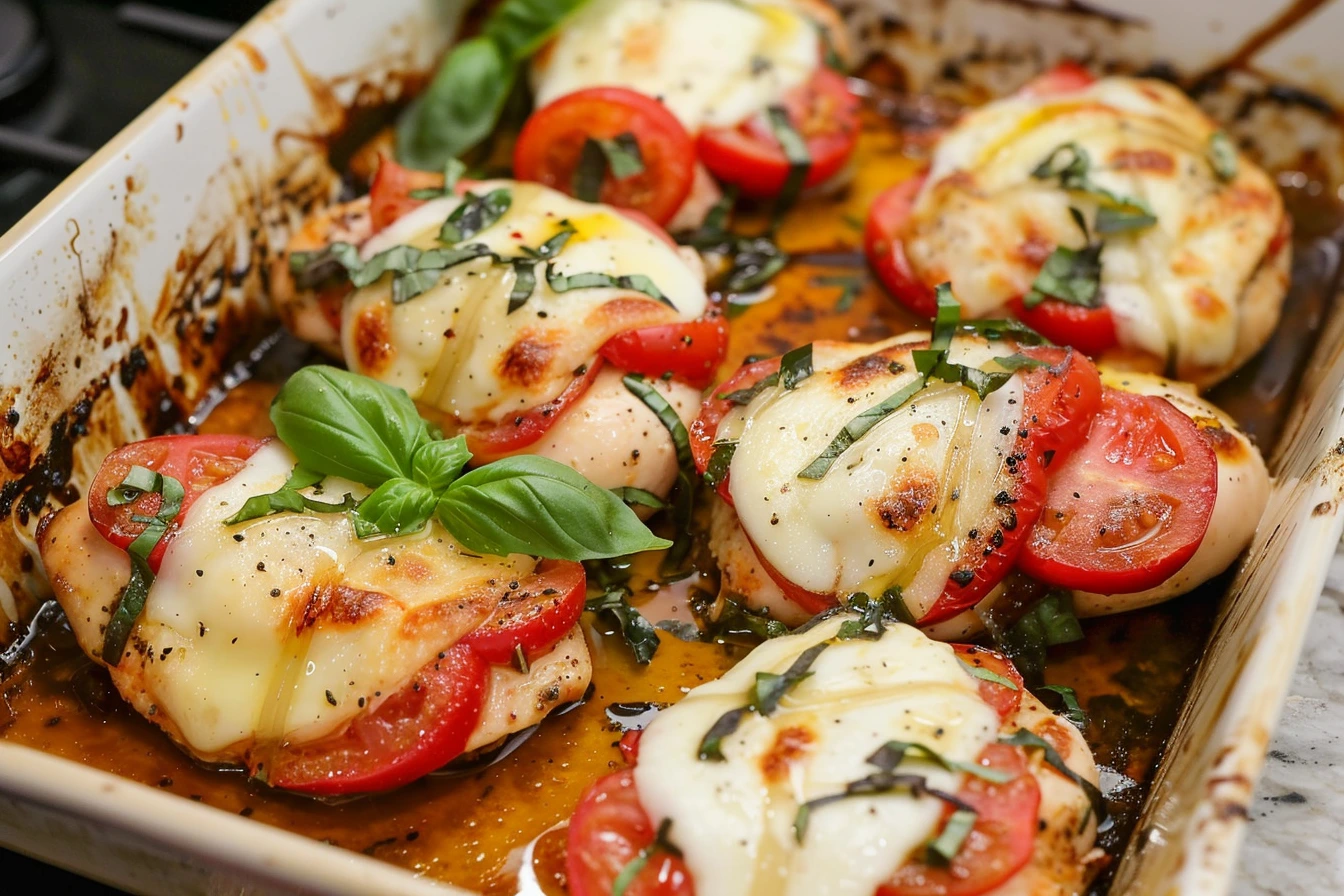 Baked Caprese Chicken