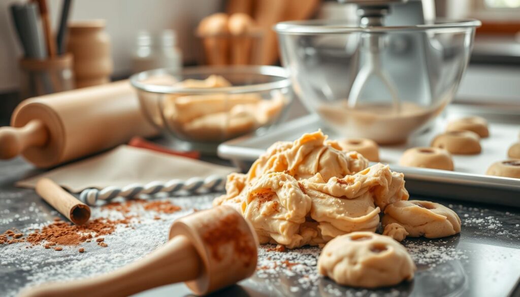 cookie dough preparation