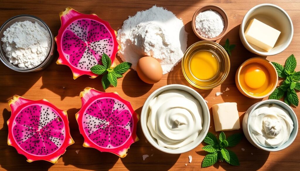 dragonfruit cupcake ingredients