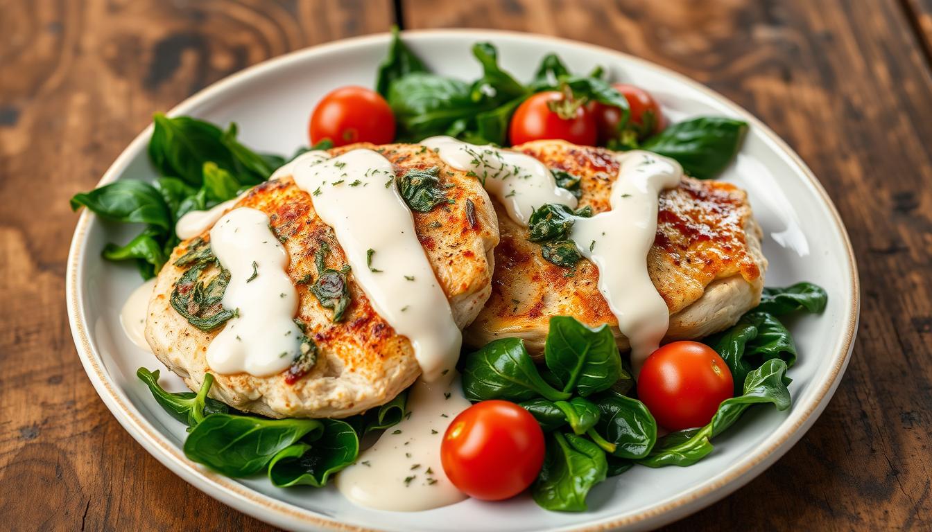 spinach stuffed chicken