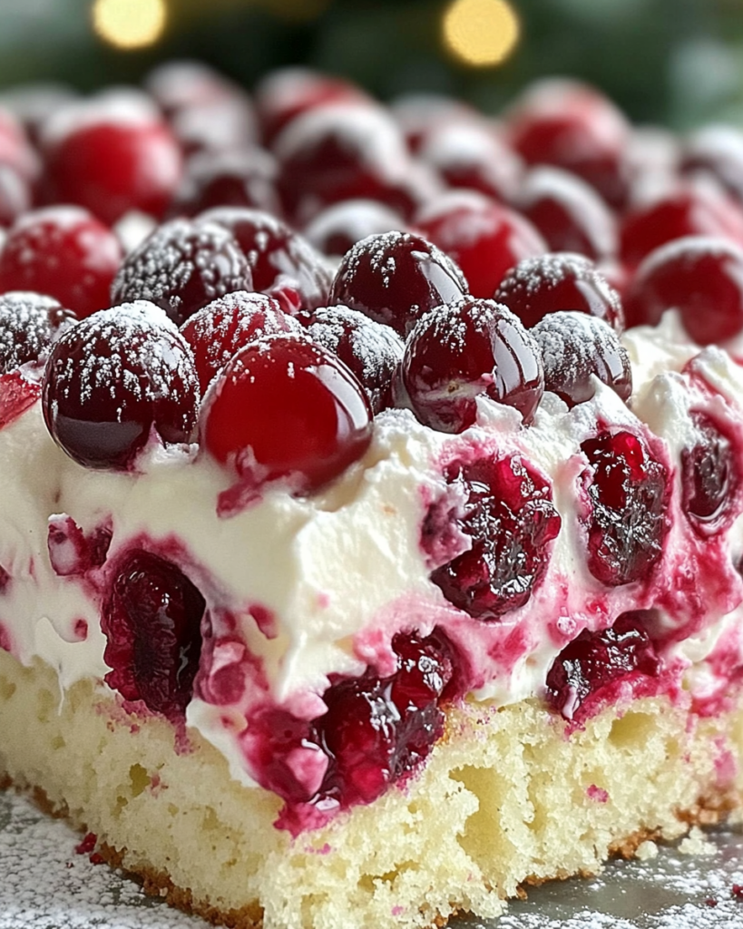 Cranberry Poke Cake