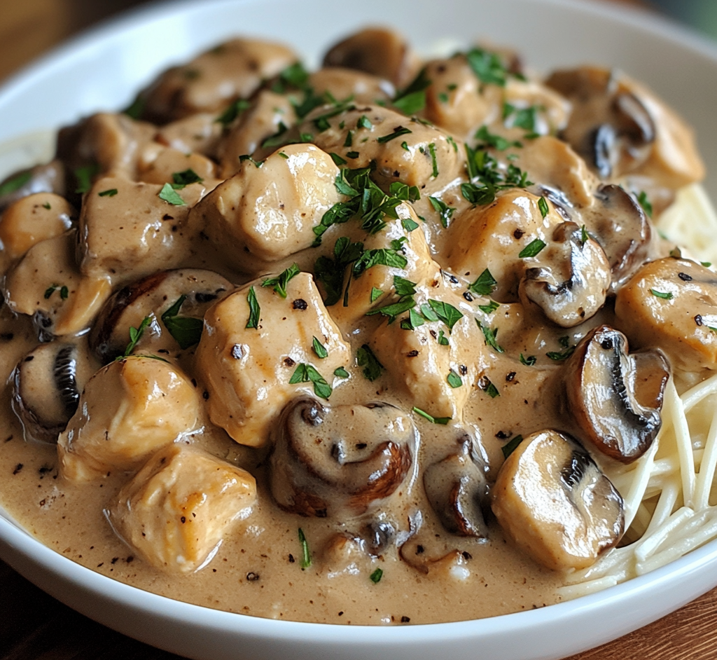 Chicken Mushroom Stroganoff