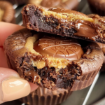 Reese’s Peanut Butter Cup Brownie Cookies