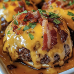 Bacon cheeseburger bombs