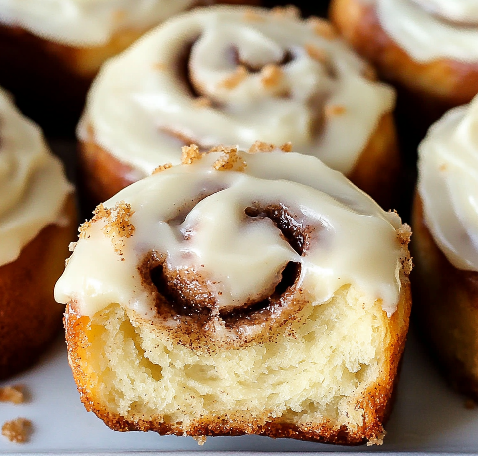 Cinnamon Rolls with Cream Cheese Frosting