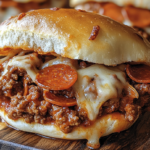 Pepperoni Pizza Sloppy Joes