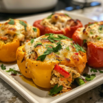 Chicken Stuffed Cubanelle Peppers