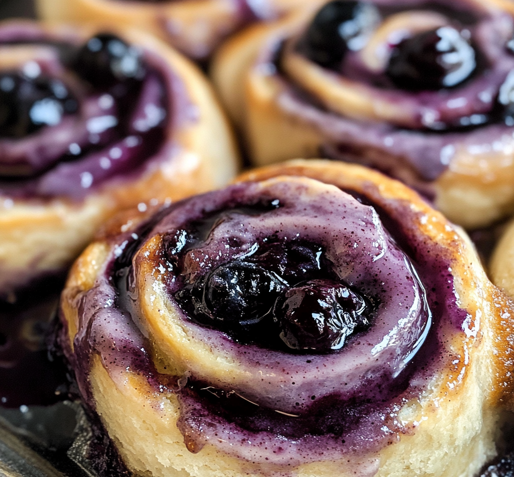 Blueberry Cinnamon Rolls