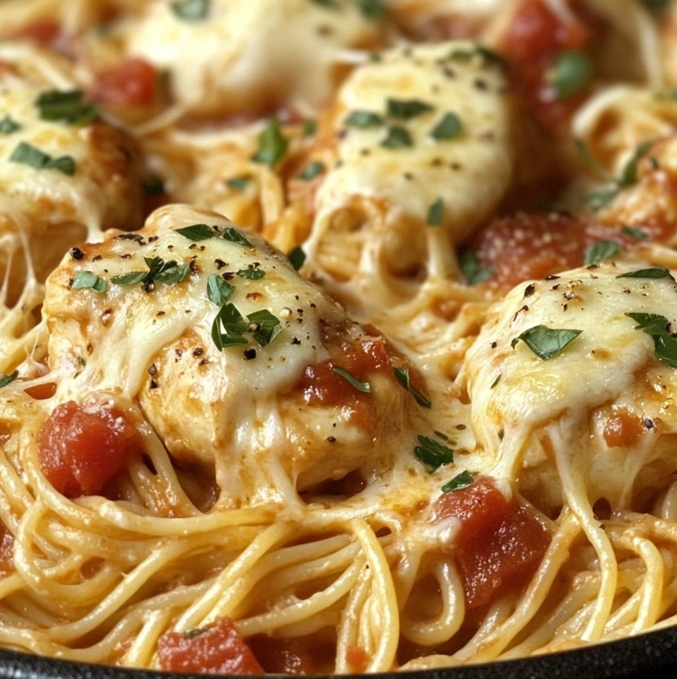 One-Pot Chicken Parmesan Pasta