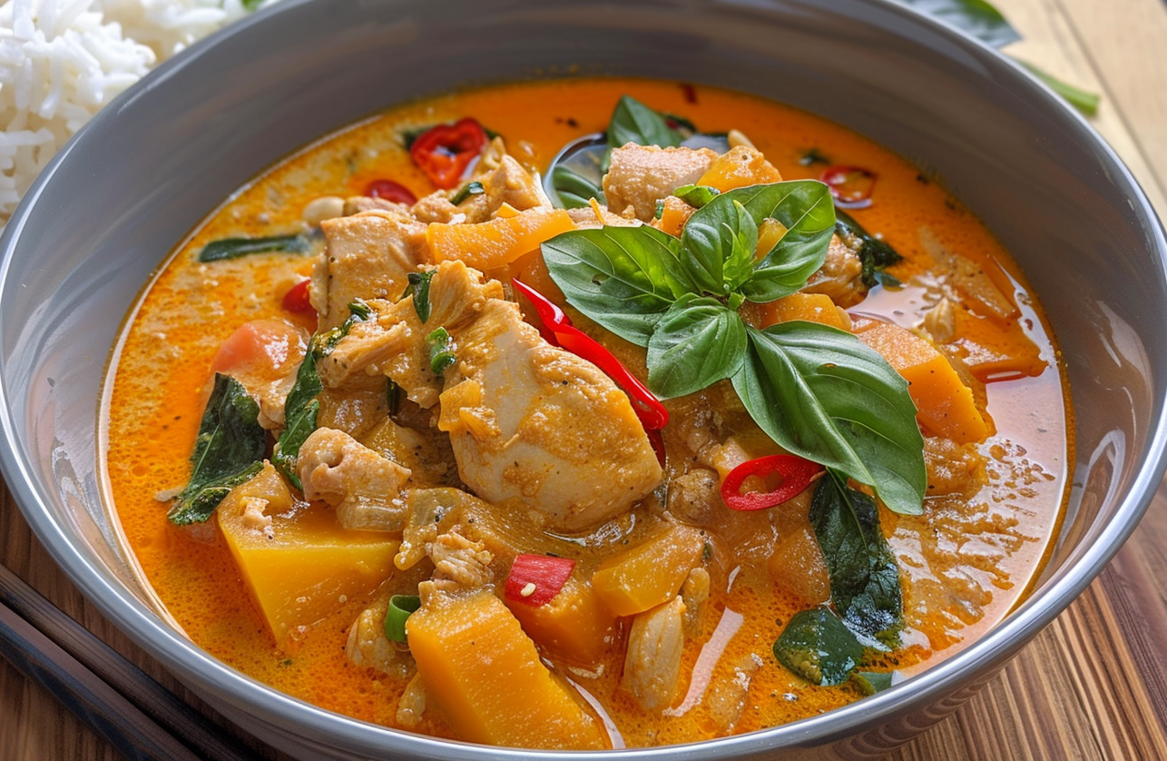 Slow Cooker Chicken Pumpkin Curry