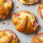 Baked Ham and Cheese Croissants