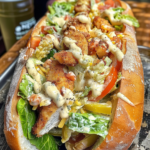 Chopped Chicken Finger Caesar Hoagie