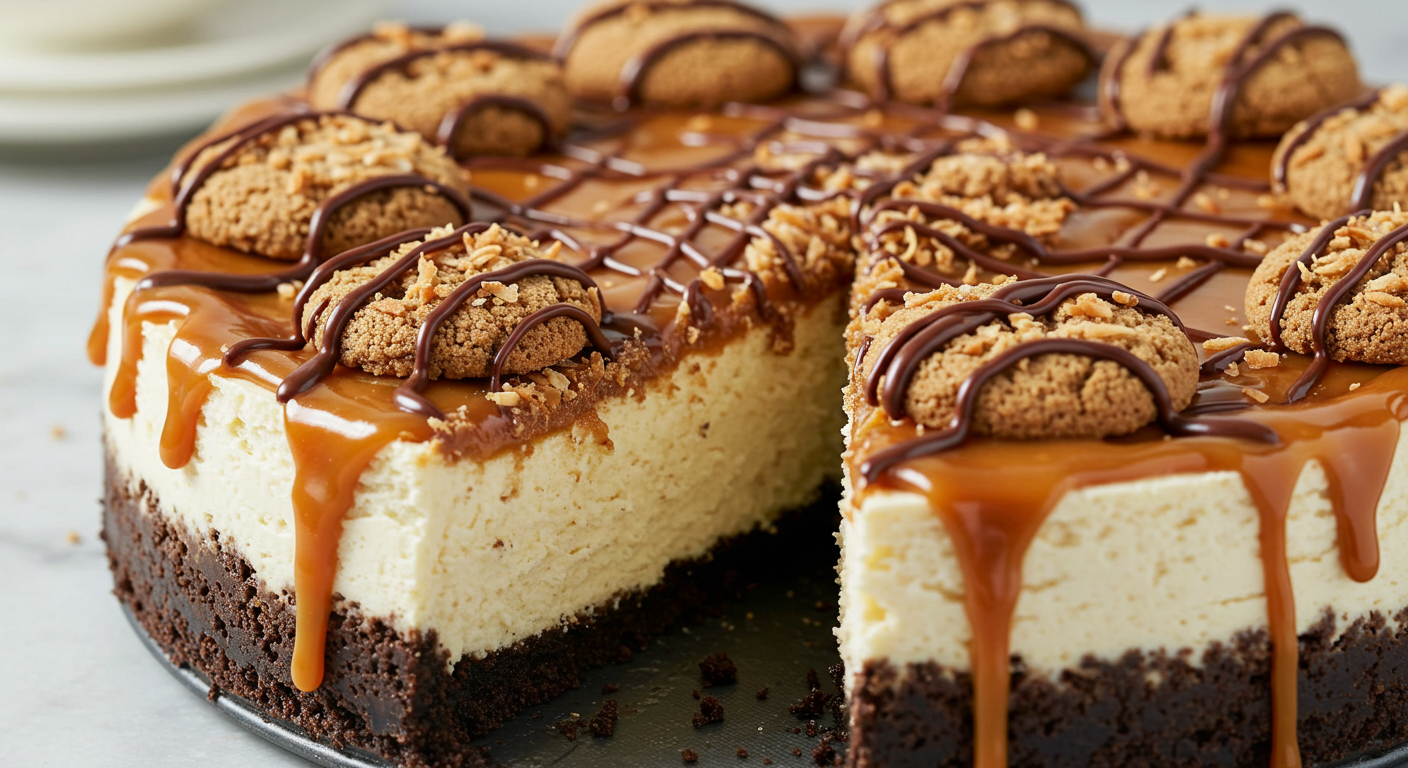 Samoa Cheesecake