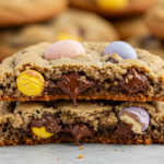 Mini Egg Thick Chocolate Chip Cookies