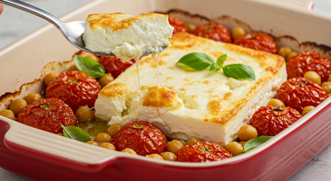 Baked Feta Chickpeas