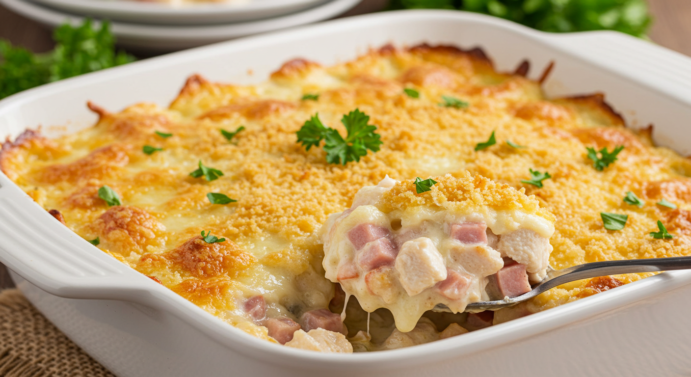 Chicken Cordon Bleu Casserole